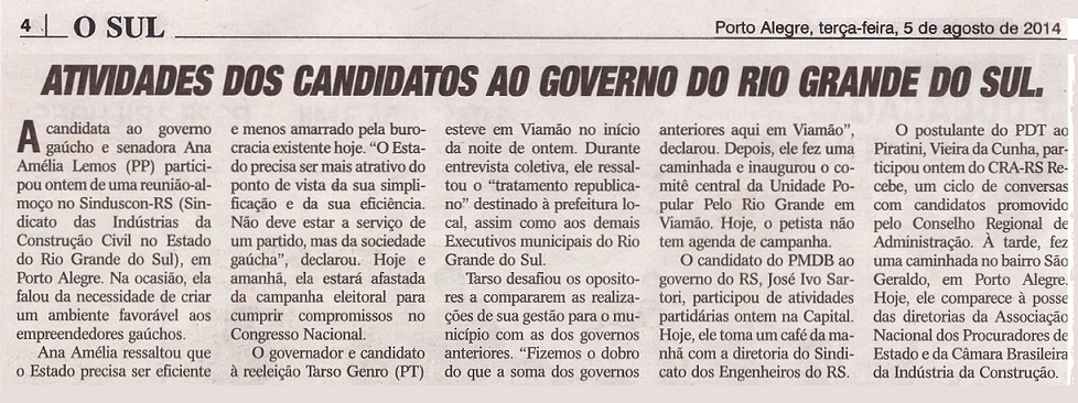 CRA Recebe Especial: Candidato Vieira da Cunha